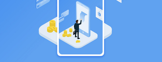 財務(wù)管家手機海報配圖